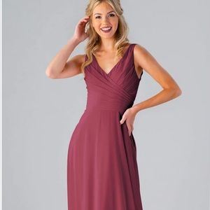 Kennedy Blue bridesmaid dress, rosewood color. Size 4. Only worn once!